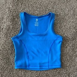 BuffBunny Hawaiian blue bae crop Small